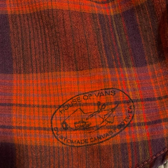 VANS Mens Large L Button-up shirt size XL - Picture 7 of 9